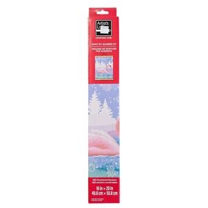 Artist's Loft Paint-by-Number Kit Pink Swan Christmas